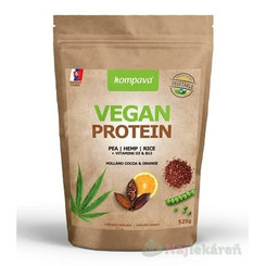 Kompava VEGAN PROTEIN čokoláda a pomaranč, 525g