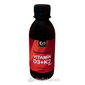 Lipozomálny VITAMÍN D3+K2 - Zdravý svet, 200 ml