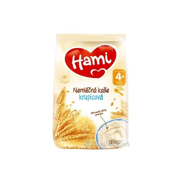 Hami nemliečna kaša krupicová, od ukonč. 4. mesiaca,170g