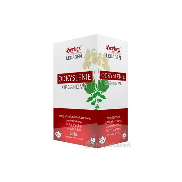 HERBEX Lekáreň ODKYSLENIE organizmu, 20x3g