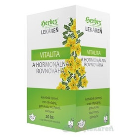 HERBEX Lekáreň VITALITA a hormonálna rovnováha, bylinný čaj 20x3g