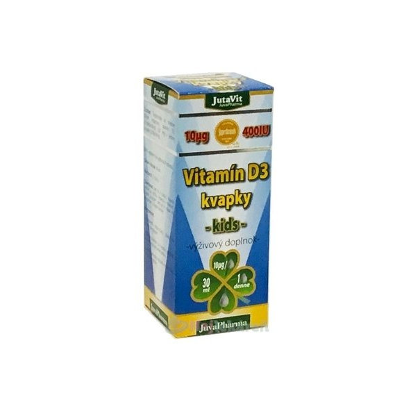 JutaVit Vitamín D3 kvapky - kids 30ml