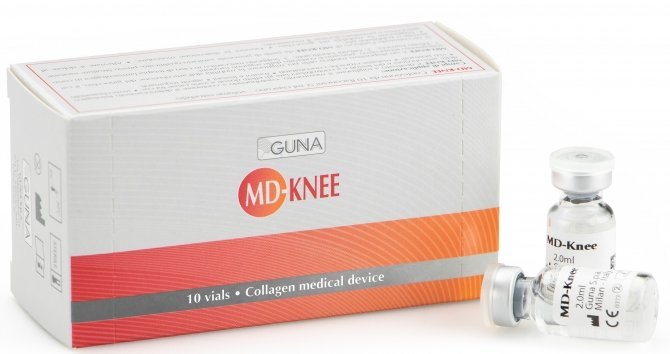 E-shop GUNA MD KNEE kolagénový roztok na kĺby a svaly 10x2 ml