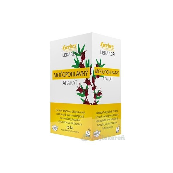 HERBEX Lekáreň MOČOPOHLAVNÝ aparát, 20x3g