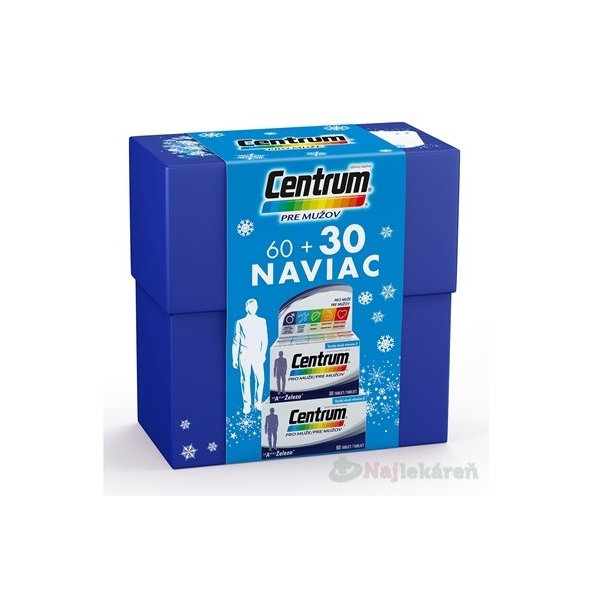 Centrum pre mužov (Vianočný balíček) 60+30tbl