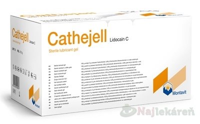 E-shop CATHEJELL LIDOCAIN C gel urt (lidokaínová instilácia 12,5g) 25ks