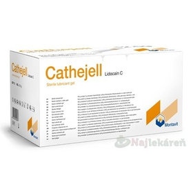 CATHEJELL LIDOCAIN C gel urt (lidokaínová instilácia 12,5g) 25ks