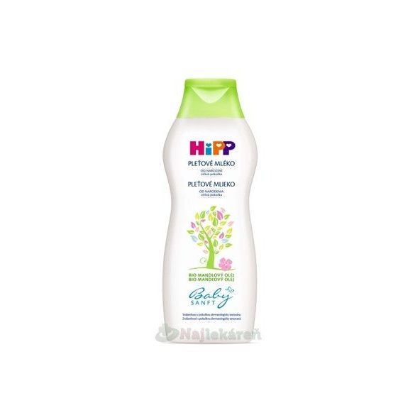 HiPP BabySANFT Detské pleťové mlieko 350ml