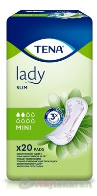 E-shop TENA Lady Slim Mini inkontinenčné vložky 20ks