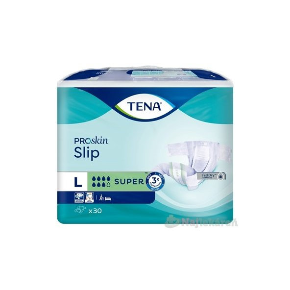 TENA SLIP SUPER LARGE plienkové nohavičky 30ks