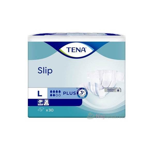 TENA SLIP PLUS LARGE plienkové nohavičky 30ks