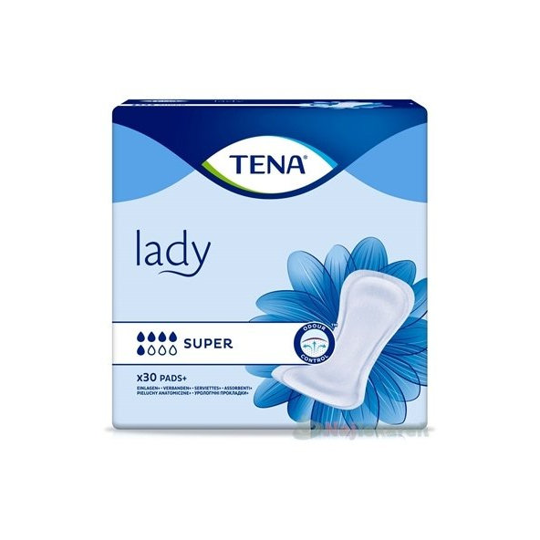 TENA Lady Super inkontinenčné vložky 30ks