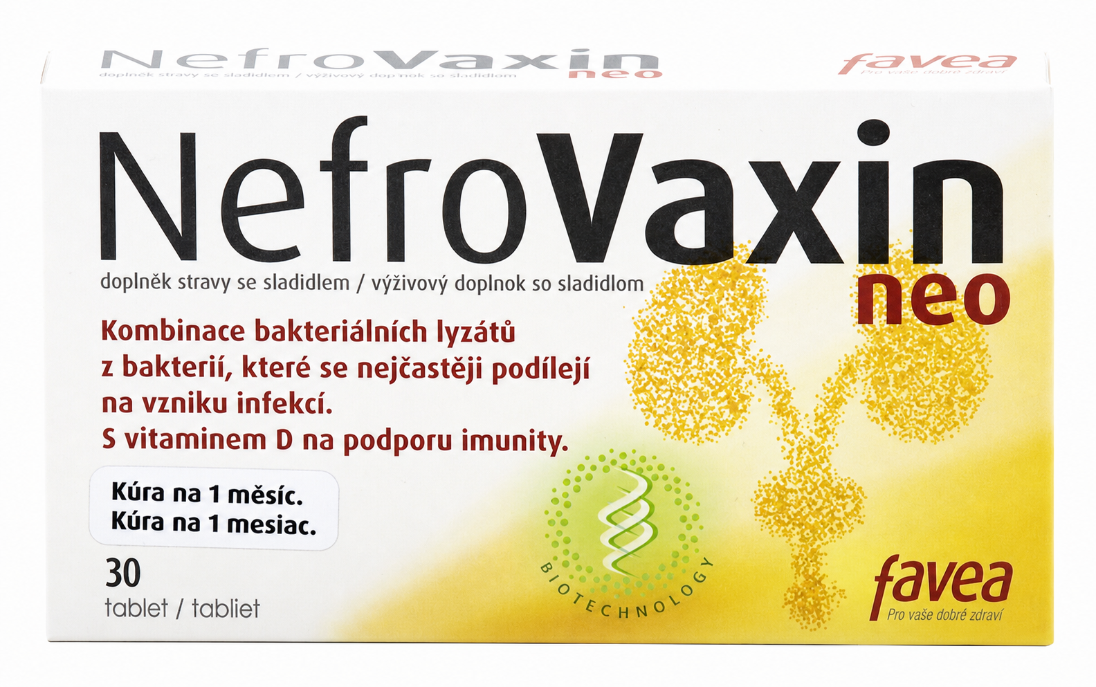 favea NefroVaxin neo s vitamínom D 30 tabliet