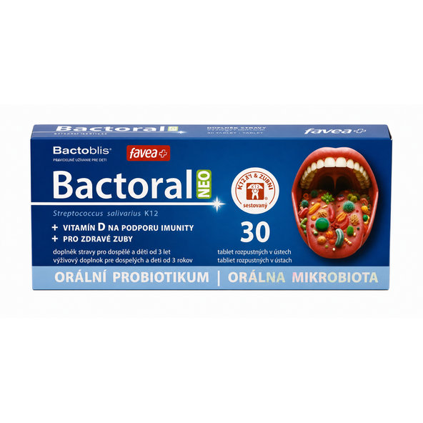 favea Bactoral NEO 30 žuvacích tabliet