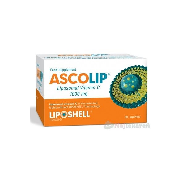 ASCOLIP Liposomal Vitamin C 1000 mg 1x30ks