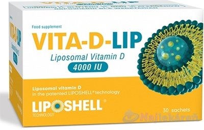 E-shop VITA-D-LIP Liposomal Vitamin D 4000 IU 1x30ks