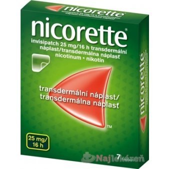 E-shop Nicorette invisipatch 25mg/16h náplasti proti fajčeniu 7ks