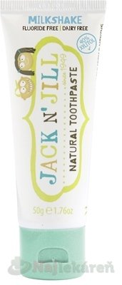 E-shop JACK N´JILL Prírodná zubná pasta pre deti (príchuť MILKSHAKE) 50g
