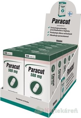 E-shop Paracut 500 mg proti bolesti a horúčke 360 tabliet