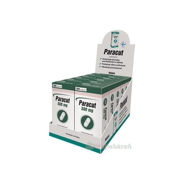 Paracut 500 mg proti bolesti a horúčke 360 tabliet