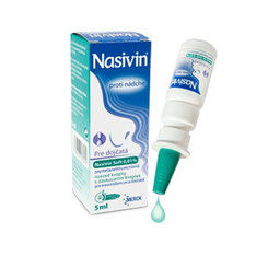 Nasivin Soft pre dojčatá 0,01 % proti nachladnutiu 5 ml