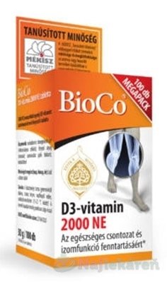 E-shop BioCo Vitamín D3 2000 NE 100ks