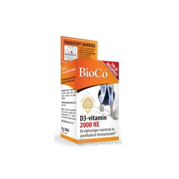 BioCo Vitamín D3 2000 NE  100ks