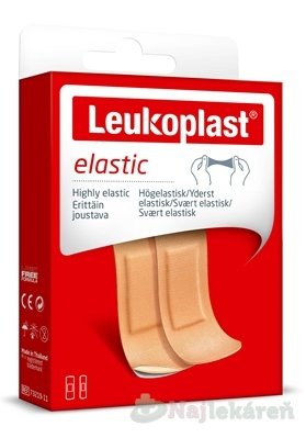 E-shop LEUKOPLAST ELASTIC Elastická náplasť na rany, 2 veľkosti 20ks