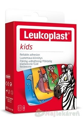 E-shop LEUKOPLAST KIDS Náplasť na rany pre deti, 2 veľkosti 12ks