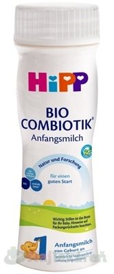 E-shop HiPP 1 BIO Combiotik® Počiatočná tekutá mliečna dojčenská výživa od narodenia, 200 ml