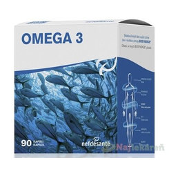 nefdesanté OMEGA 3 výživový doplnok, 90ks