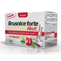 SALUTEM Brusnice forte Akut močové cesty 10x25 ml