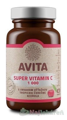 E-shop AVITA SUPER VITAMIN C 1000 mg 60ks