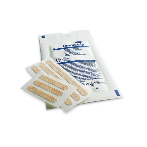 OMNISTRIP hypoalergénne prúžky na stiahnutie rany (3x76mm) 250ks
