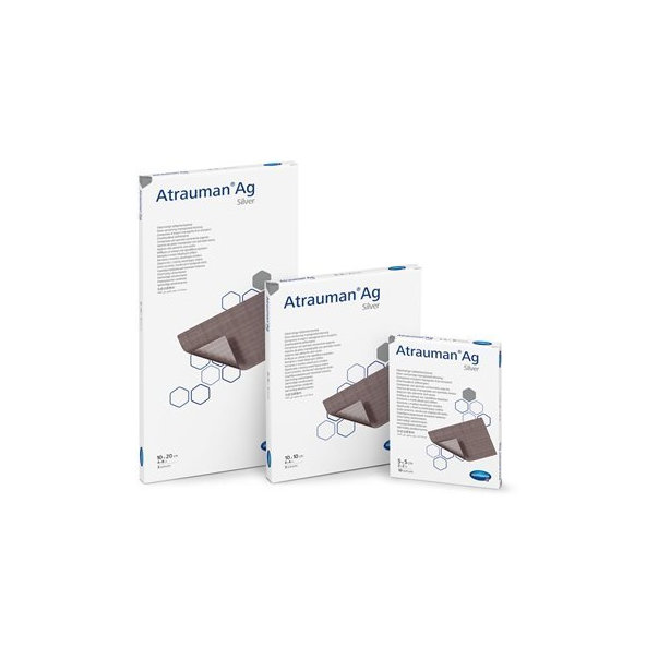 ATRAUMAN AG kompres impregnovaný obsahuje striebro (10x20cm) 3ks