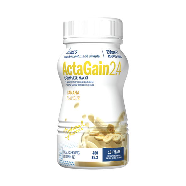 ActaGain 2.4 COMPLETE, banánová príchuť, 24x200ml