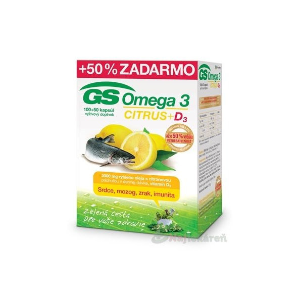 GS Omega 3 CITRUS + D3