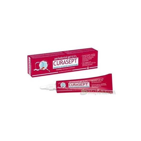 CURASEPT ADS SOOTHING 0,5% Parodontálny gél