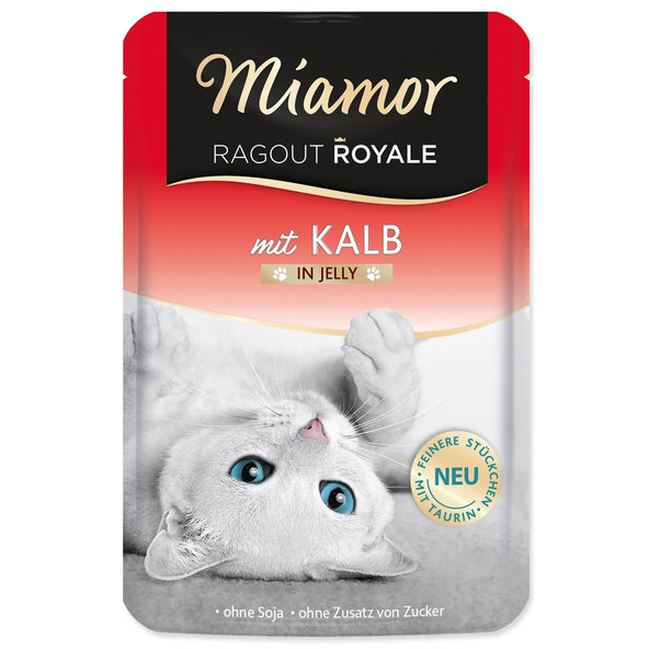 Kapsička Miamor Ragout Royale Adult teľacie v želé 100g