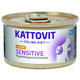 Kattovit Sensitive kuracia konzerva pre mačky 85g