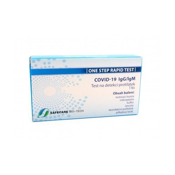 Safecare Bio-Tech Covid-19 IgG/IgM test na detekciu protilátok, 1set