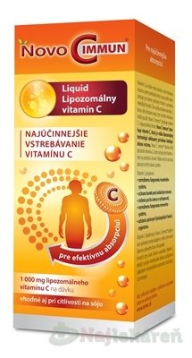 E-shop NOVO C IMMUN Lipozomálny vitamín C, 136ml