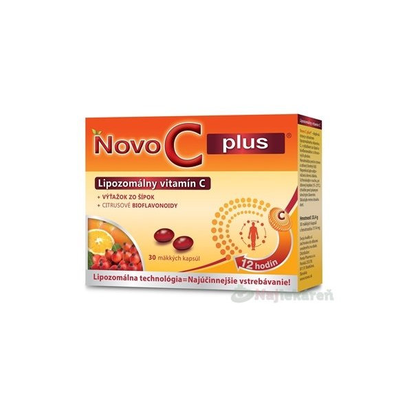 NOVO C PLUS Lipozomálny vitamín C, 30ks