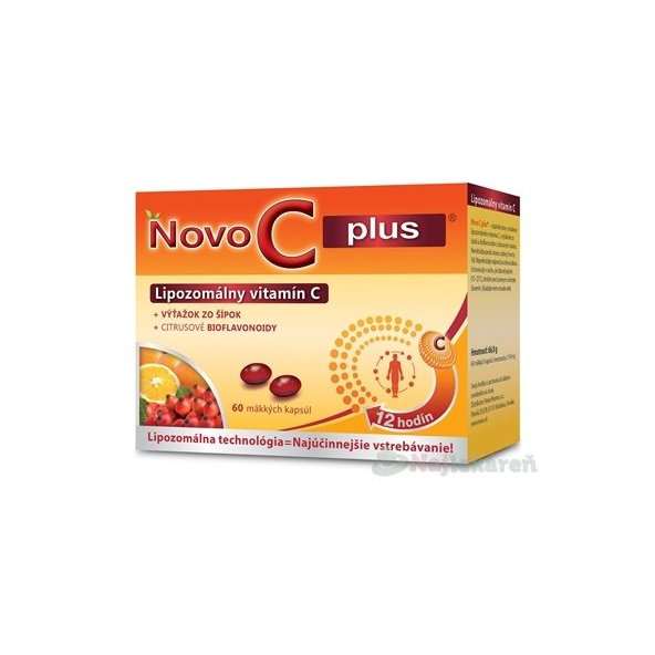 NOVO C PLUS Lipozomálny vitamín C, 60ks