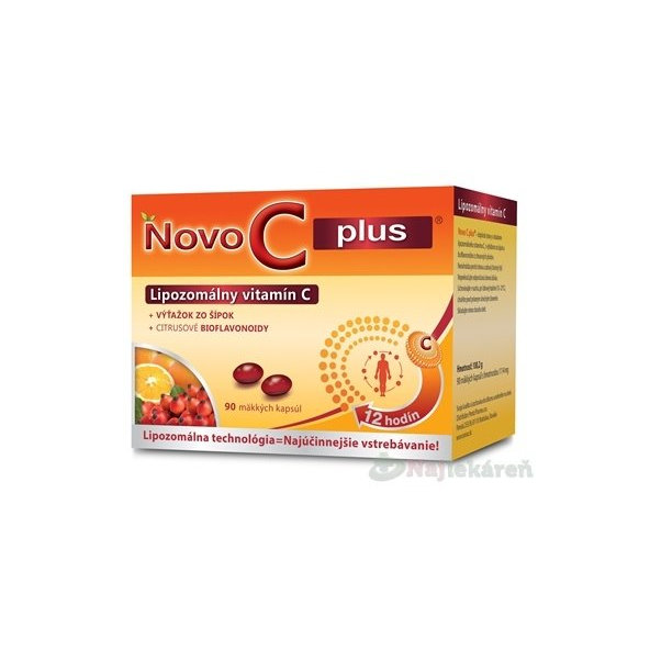 NOVO C PLUS Lipozomálny vitamín C, 90ks