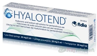 E-shop HYALOTEND viskoelastický roztok s kyselinou hyalurónovou pri liečbe bolesti 2 ml