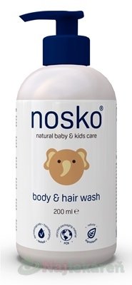 E-shop Nosko body & hair wash telový a vlasový šampón 200ml