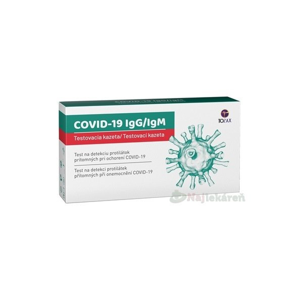 TOZAX Covid-19 Rýchy test na kvalitatívnu detekciu protilátok IIgG/IgM, 1 set
