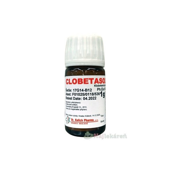 Clobetasoli propionas micronisatum v liekovke 1g