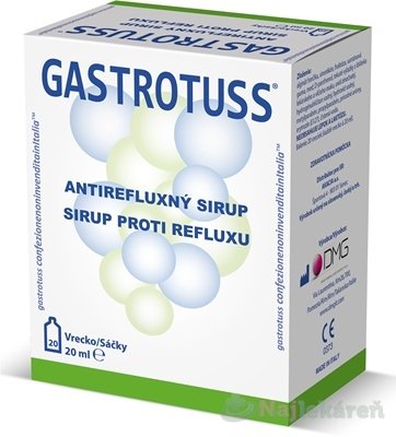 E-shop Gastrotuss sirup antirefluxný vo vrecúškach, 20ks
